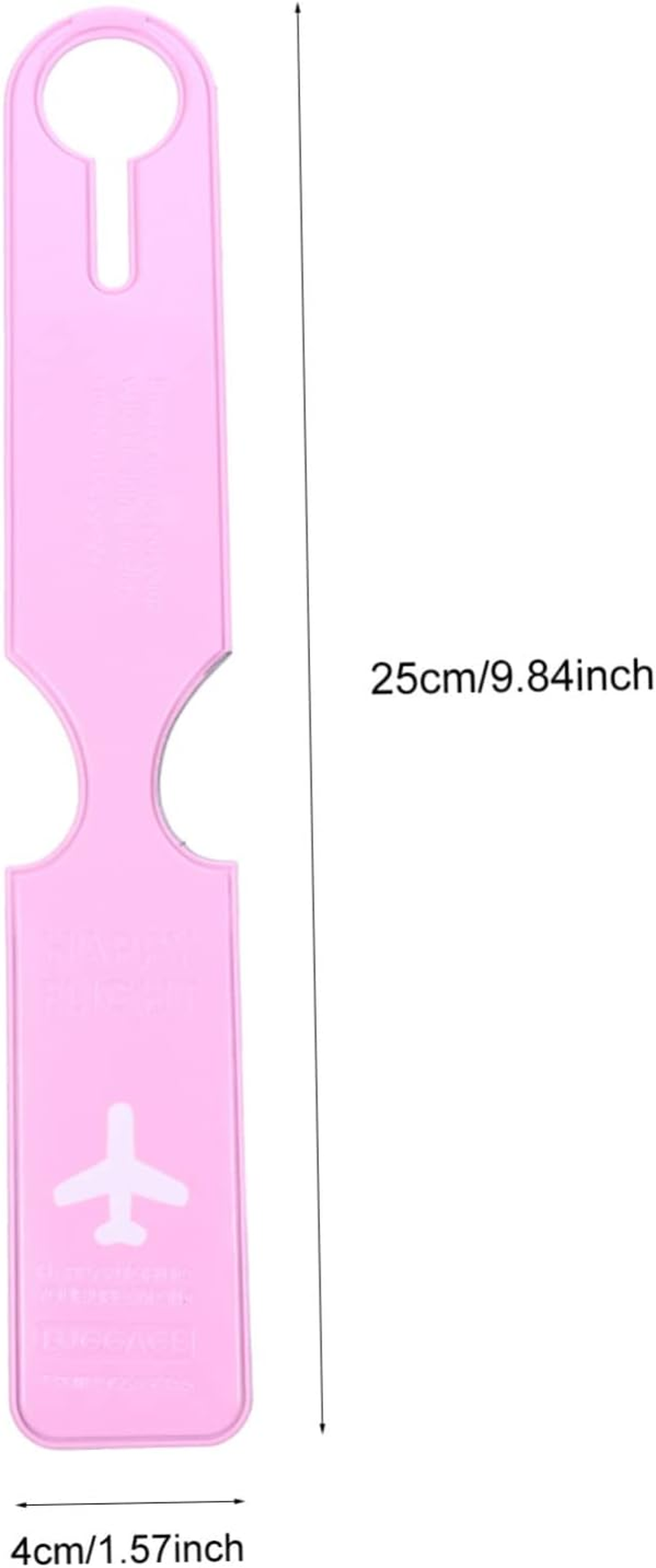 MOKKHNB 3Pcs Travel Suitcase Tags PVC Luggage Name Labels with Durable Clasp Identification Tags for Easy Baggage Recognition and Reusable Travel Accessories image number 1