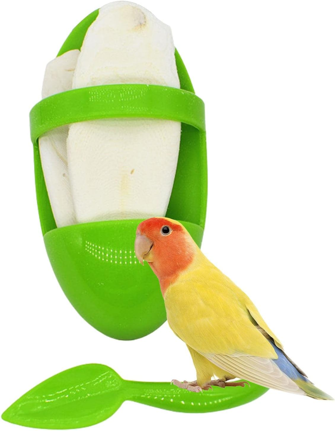 Cuttlefish Bone Holder for Birds - Feeder Cup for Budgies Accessories for Bird Cage, Food Storage for Cuttlefish Cuddle Bone Holders Cage Bowl Stand Perch image number 3