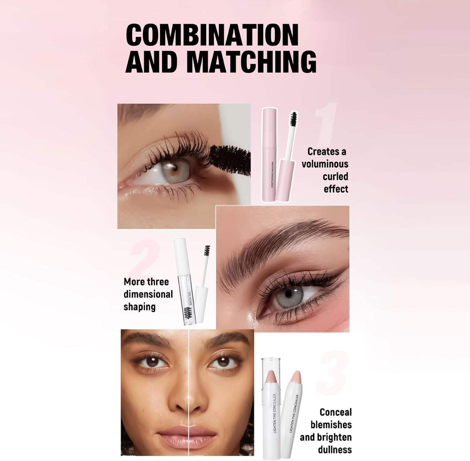 Makeup Kit for Teens,Full Makeup Sets for Women - Mascara Concealer Eyeshadow Palette Lipstick for Girls Teens Christmas Birthday Wedding Party Shopping image number 6