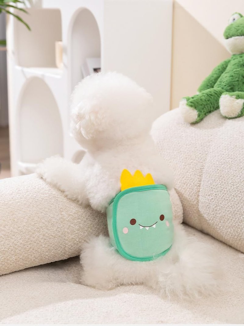 Dog Diaper,Male Dog Belly Bands Physiological Pants Washable Reusable,Adjustable and Leakproof Doggie Sanitary Panties for Small Medium and Large Dogs (L) image number 6