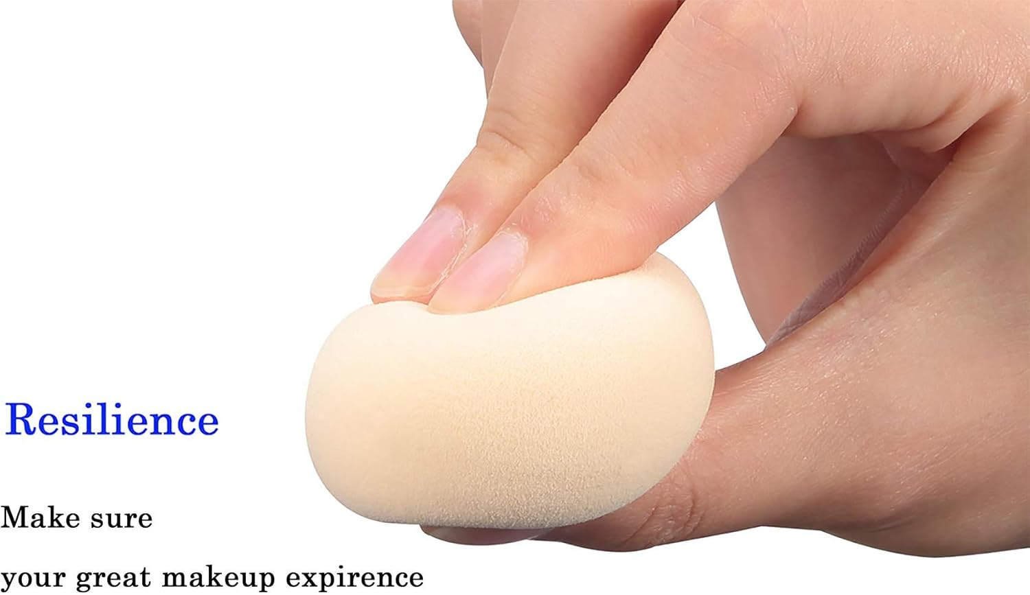 [3-Pack]Bellixe Beauty Makeup Sponge Blender,No-Latex Soft Cosmetic Sponge image number 5