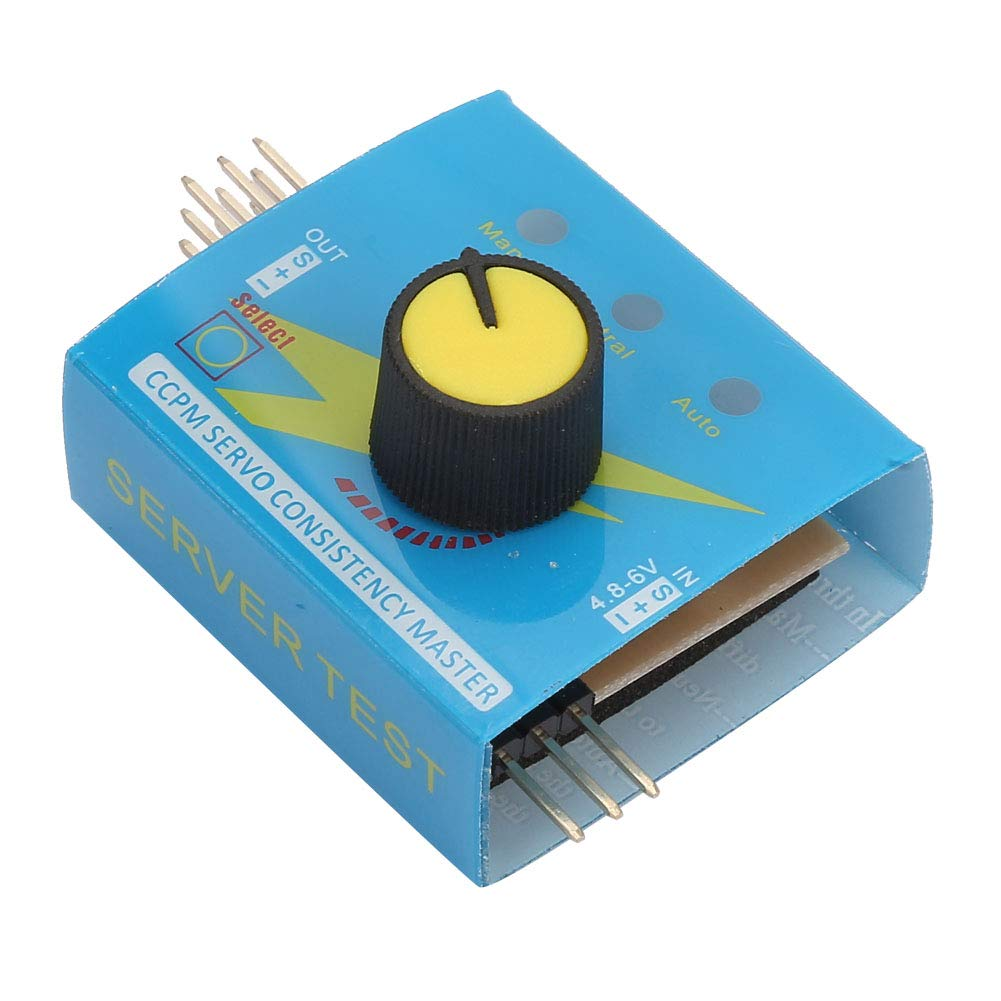 Servo Tester, Useful Stability Servo Testing Machine, 3 Channels DC 4.2-6.0V for RC Boat RC Airplane Use RC Car ESC Testing image number 3