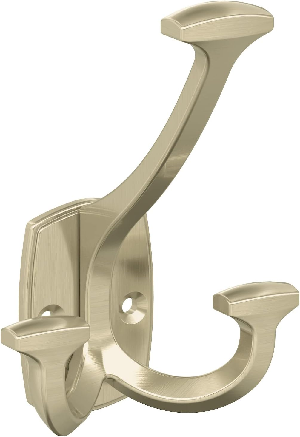 Vicinity Traditional Triple Prong Champagne Bronze Decorative Wall Hook