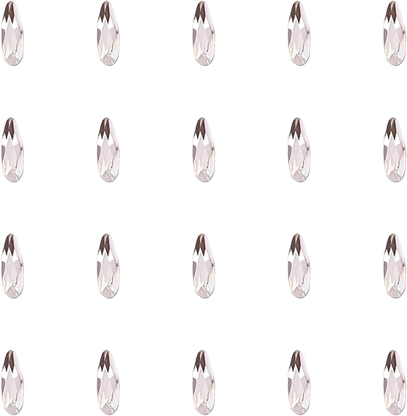 20 Grains Nail Art Rhinestone Flat-Back Rhinestone Nail Decoration Transparent Sunflower Seed Crystal image number 4