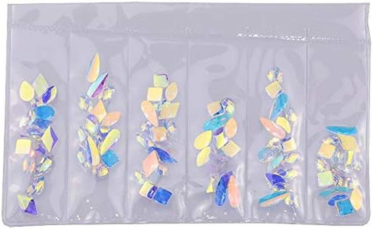 1 Pack Mixed AB Glass Nail Rhinestones Manicure Tool Nails Art Decorations Zhengpingpai image number 3