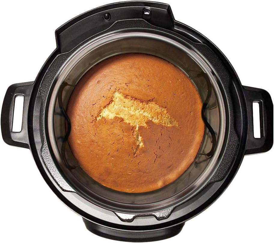 Steamer Rack Trivet with Heat Resistant Silicone Handles Compatible with Instant Pot Accessories 6 Qt 8 Quart, Stainless Steam Rack Pressure Cooker Trivet - Long Handles for Easy Chicken & Pot image number 1