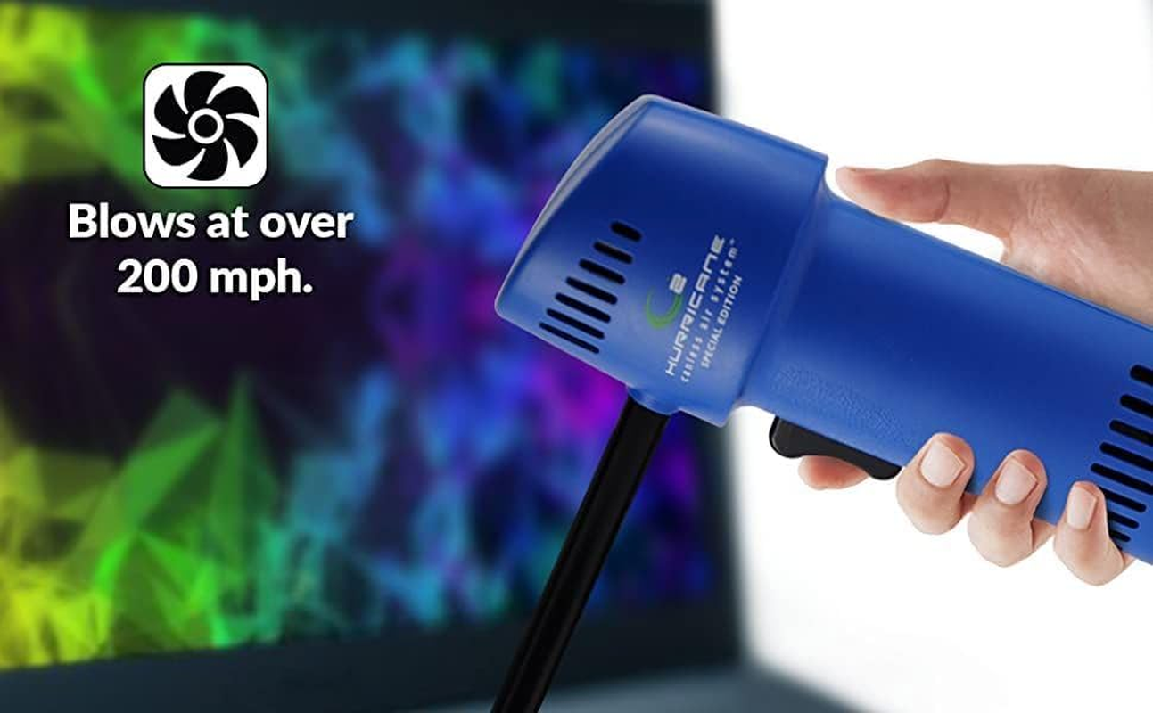 Best Canned Compressed Air Alternative - the O2 Hurricane 220+ Mph Canless Air Special Edition image number 4