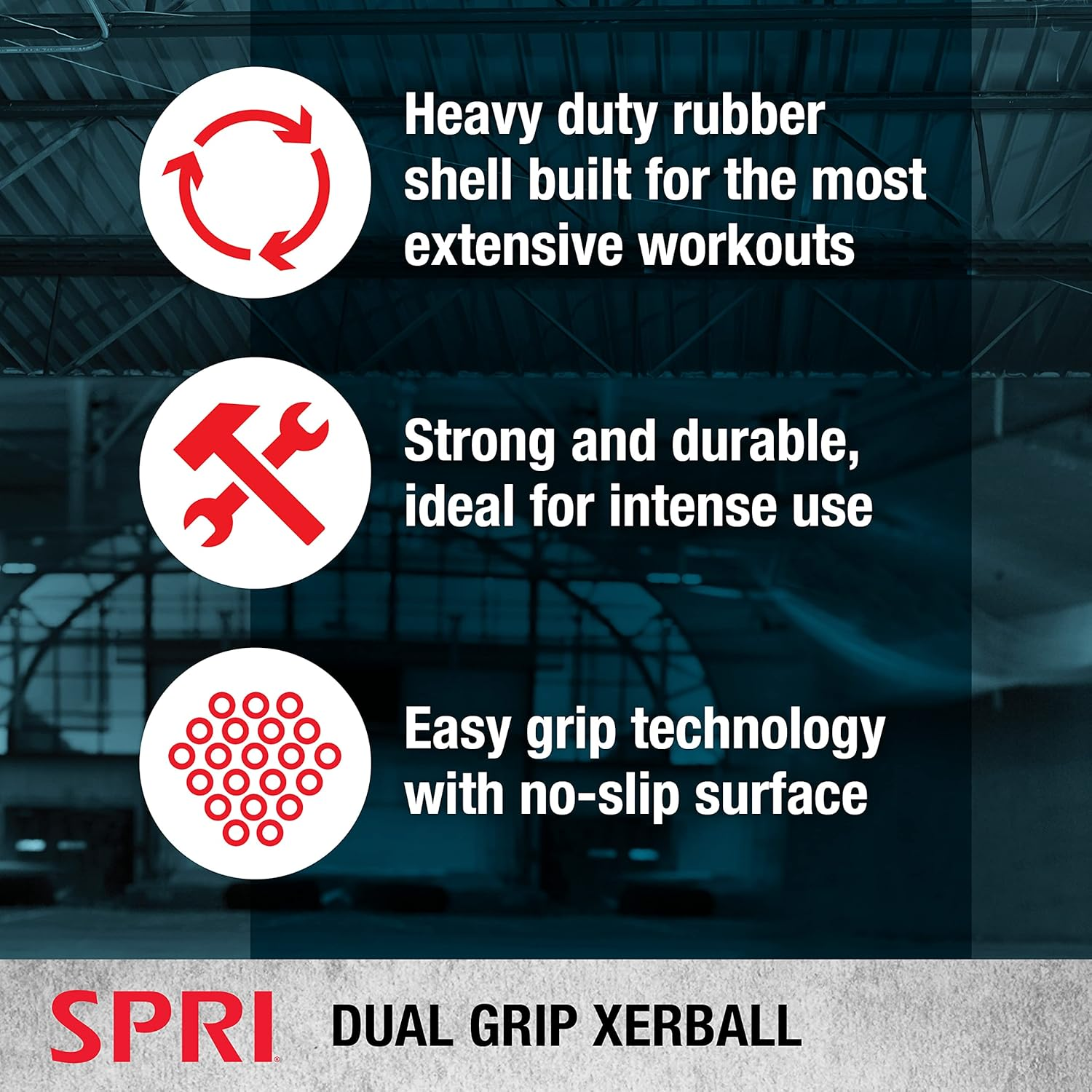 SPRI Dual Grip Xerball/Medicine Balls image number 5