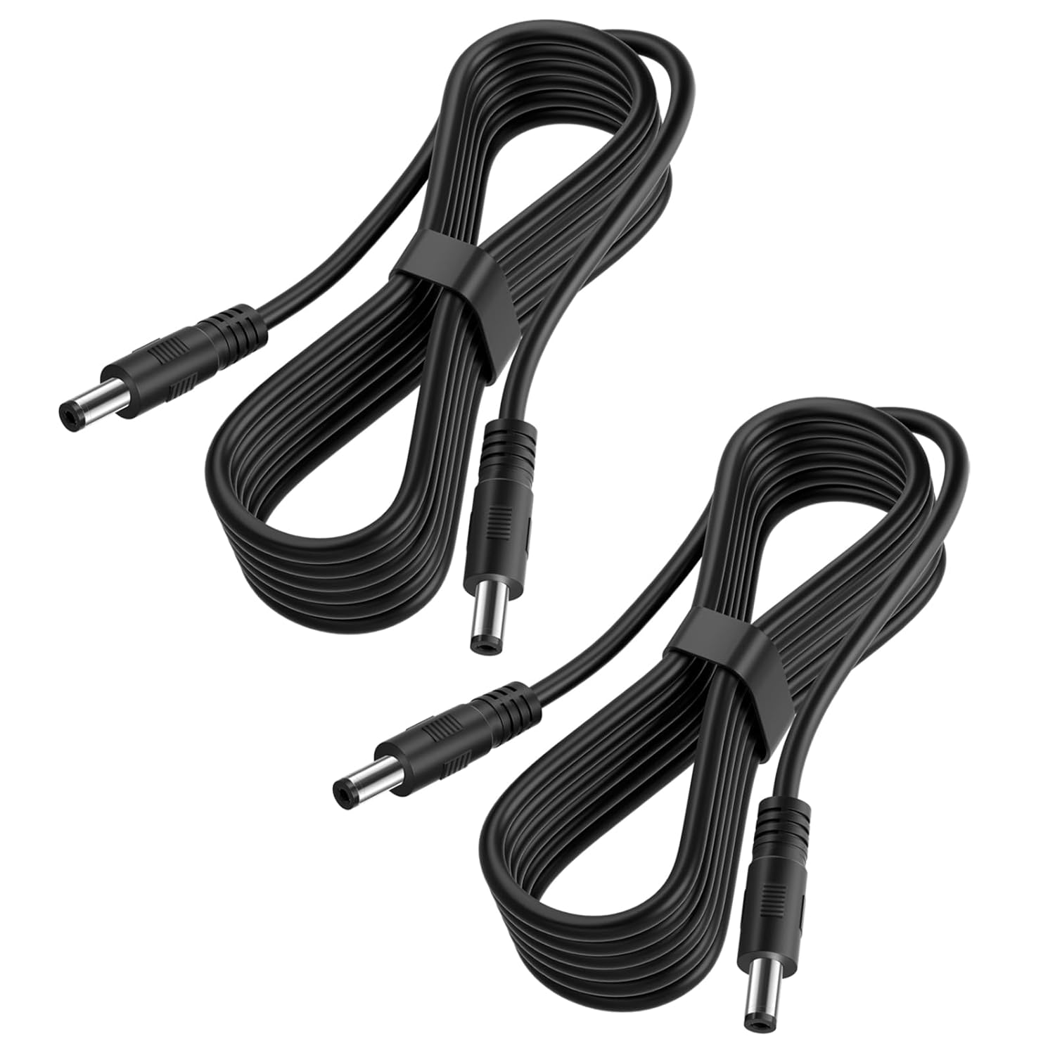 2-Pack DC Power Cable Male to Male Power Adapter DC Extension Cord 5.5Mm X 2.1Mm,12V Power Extension Cable for Security Camera,Led Strip,5V 9V 24V 12 Volt Plug Supply Wire DC5521 Jack Cable 3FT 6FT image number 2