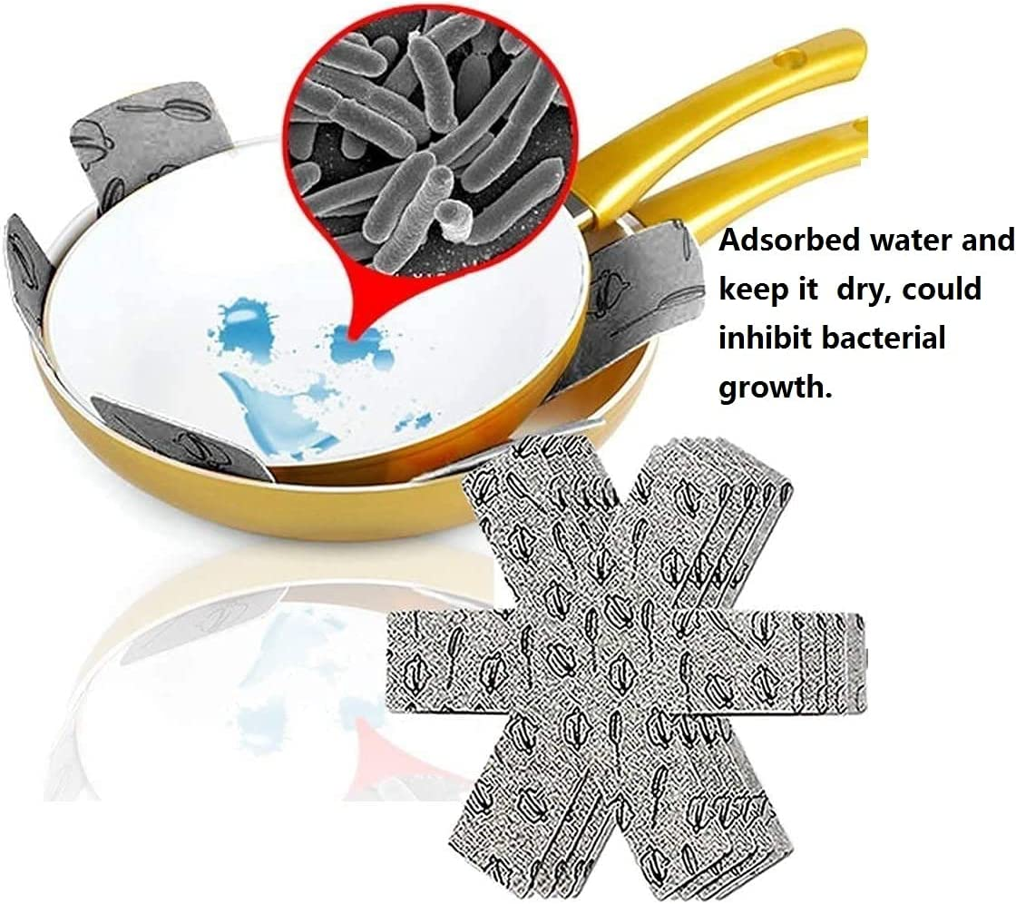 Tope Pot and Pan Protectors and Dividers, Cookware Protector Set, Pans Separator Anti-Slip to Avoid Scratching or Marring When Stacking (3 Different Sizes, Each 4 Pcs,12Pcs Total) image number 1