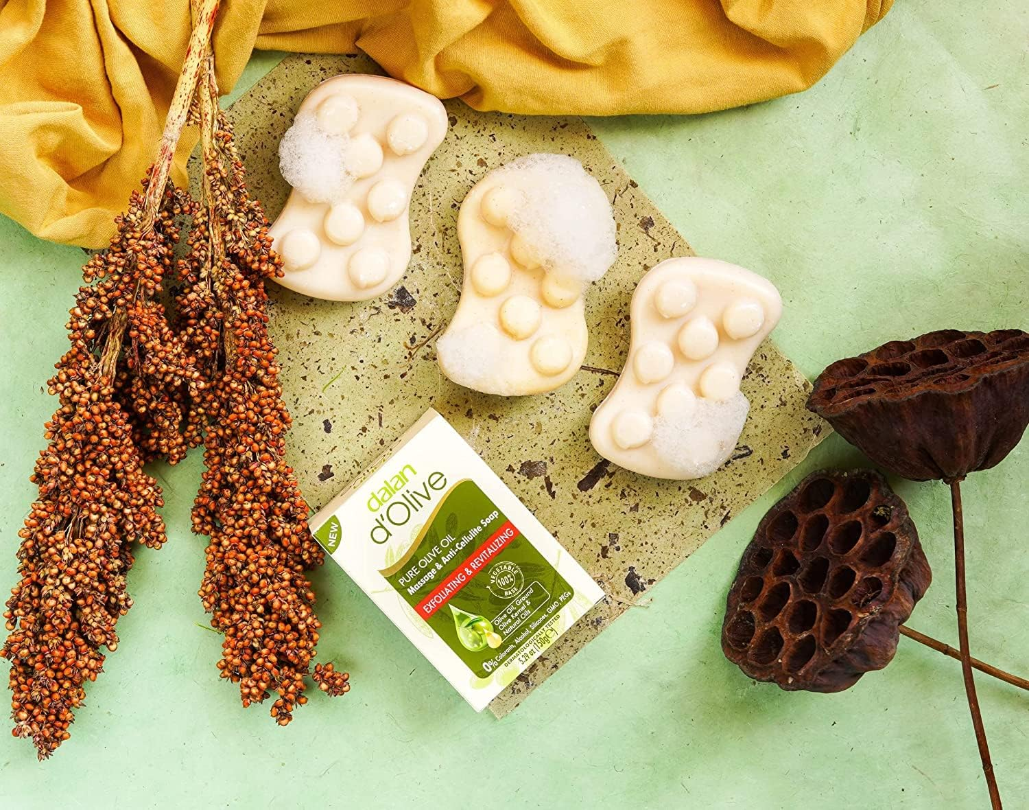 Dalan D'Olive - D'Olive Massage & Anticellulite Bar 150G image number 1