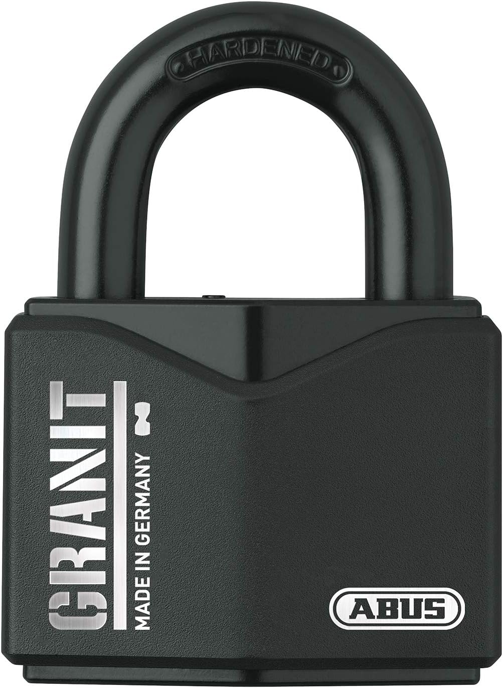 ABUS Granit Padlock 37ST/55#SZP - Stainless Steel - Outdoor Security with Card and Abus-Plus Cylinder - Security Level 10 - Blue/Silver