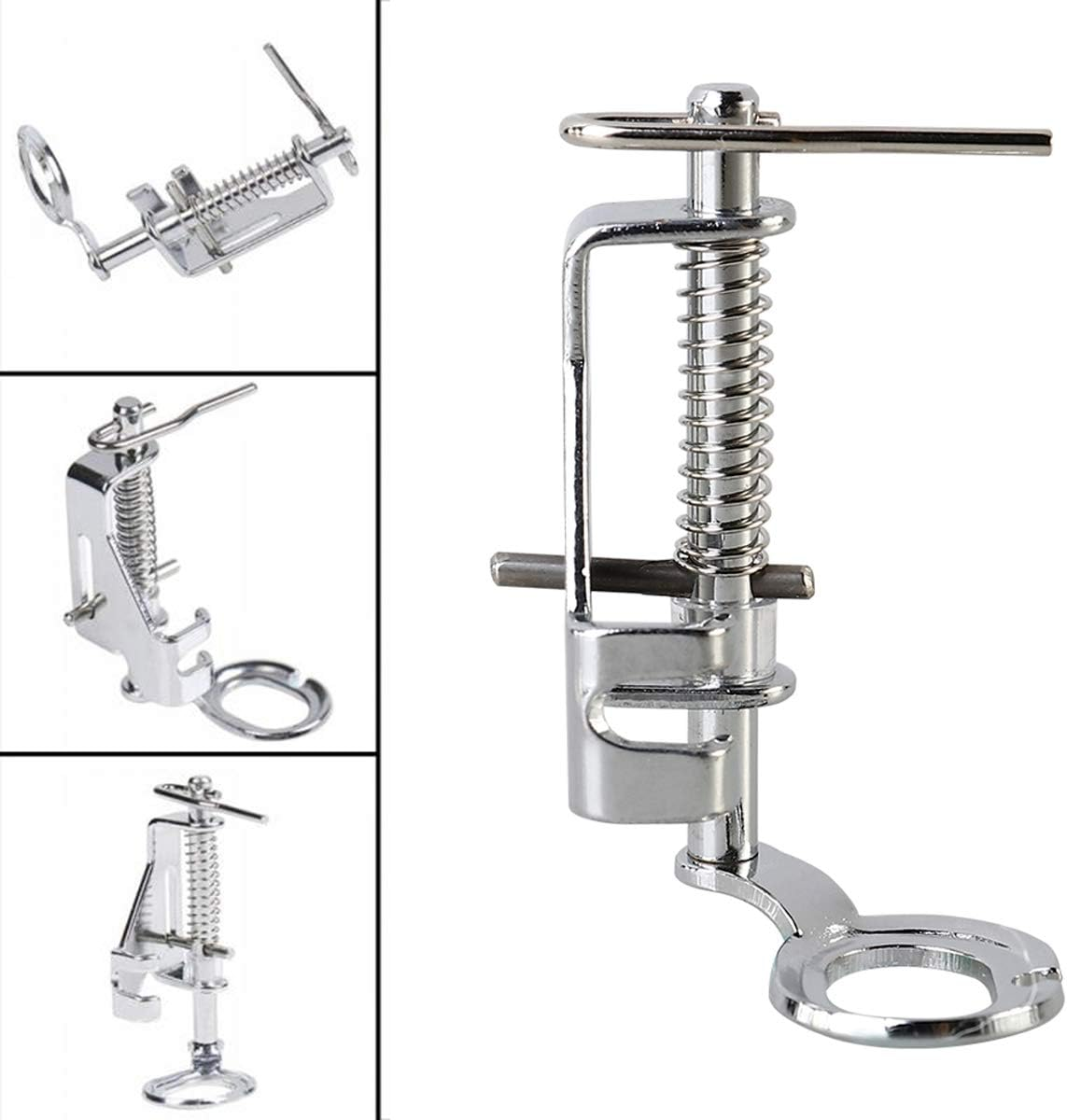 Large Metal Free Motion Quilting Darning Sewing Machine Presser Foot - Fits All Low Shank Singer, Brother, Babylock, Euro-Pro, Janome, Kenmore, White, Juki, New Home, Simplicity, Elna and More image number 5