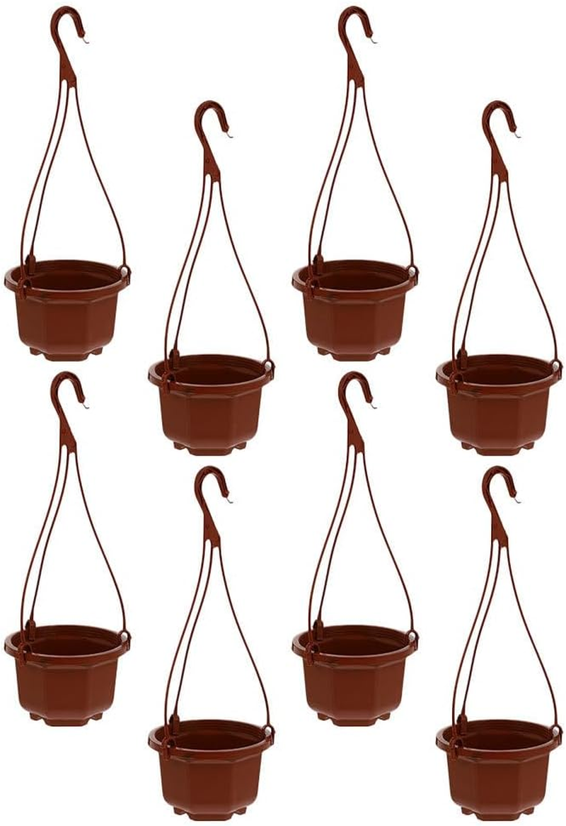 Yardwe 8 Sets Chlorophytum Pot Pots Chlorophytum Flowerpot Hanging Plant Pots Hanging Plant Basket Hanging Baskets for Plants Hanging Planter Outdoor Hanging Pots Plastic image number 4