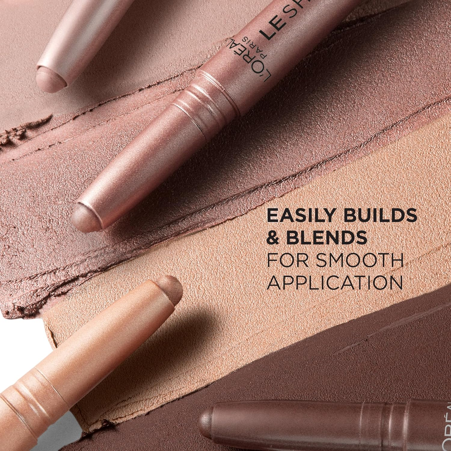 L'Or&eacute;al Paris Makeup Le Shadow Stick Eyeshadow, Blendable, Smudge-Resistant, Cream Eyeshadow, 120 Magnetic Mauve (Shimmering Lavender Mauve) image number 3