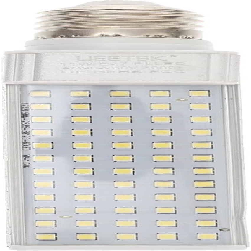 ULTECHNOVO LED Corn Bulbs - E27 LED Bulb 11W Aquarium Grow Light White Screw Corn Light LED Energy Saving Lamp for Home Fish Tank Aquariums image number 1