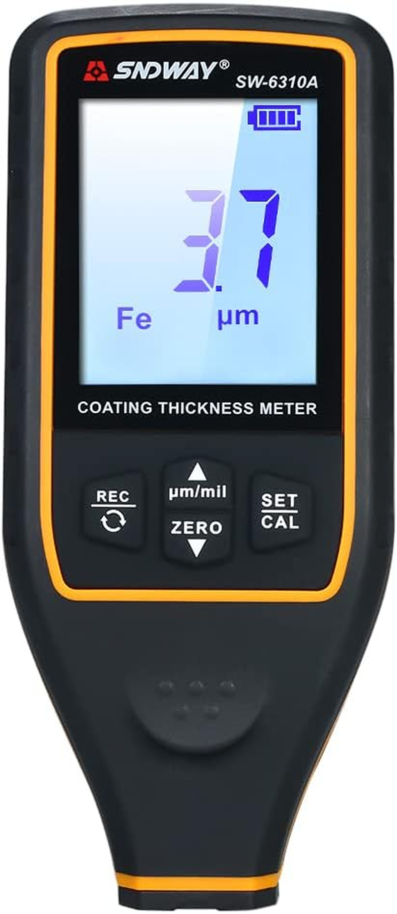 HIKOAN Digital Paint Coating Thickness Gauge Handheld Coatings Thickness Tester Coating Thickness Meter with Auto Function Fe/Nf Probe Car Detector Automotive Coating Refinishing Cars Paint Tester image number 6
