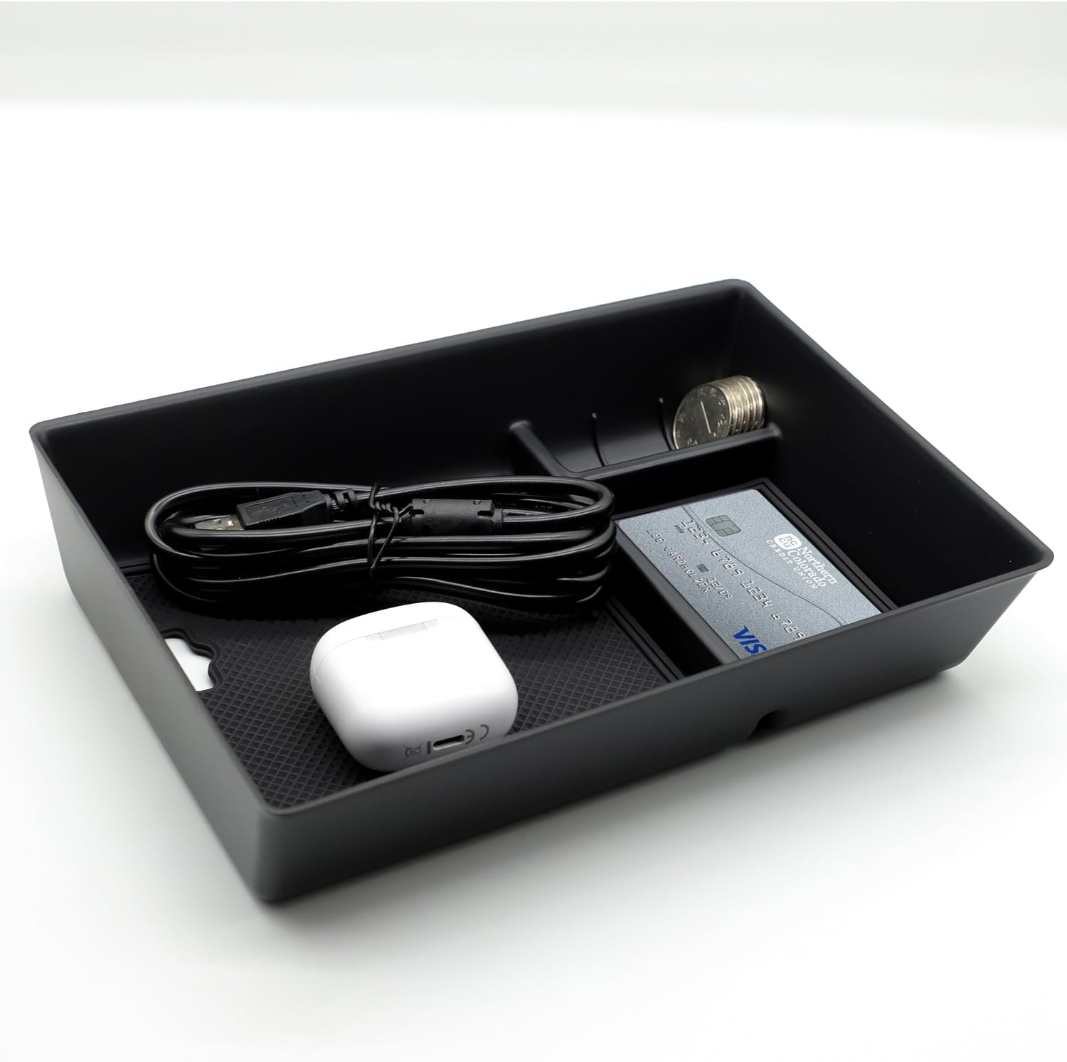 Yboueo for Benz EQE EQS Center Console Organizer Tray，Armrest Storage Box Compatible with Mercedes Benz EQE350 EQE350+ EQE500 EQS 400 450+ 580 AMG 2023+Interior Accessory