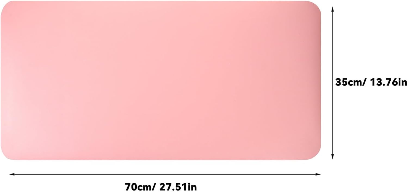 SHINYPASING Foldable Manicure Nail Table Mat 70X35Cm Dual-Color PU Hand Rest Pad Storage Strap for Nail Techs Salon Desktop image number 4