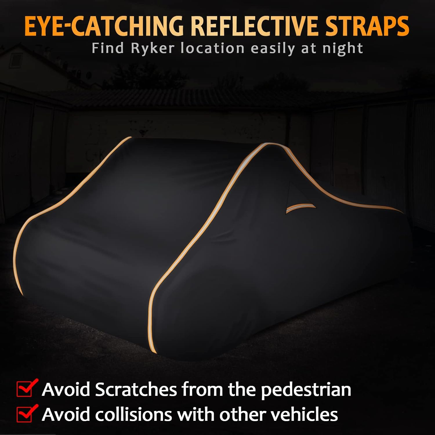 Starknightmt Ryker Cover Upgraded Waterproof Full Cover Compatible with Can-Am Ryker 900/600/Sport/Rally Edition Accessories Heavy-Duty 420D All Wealther Protection Covers image number 6