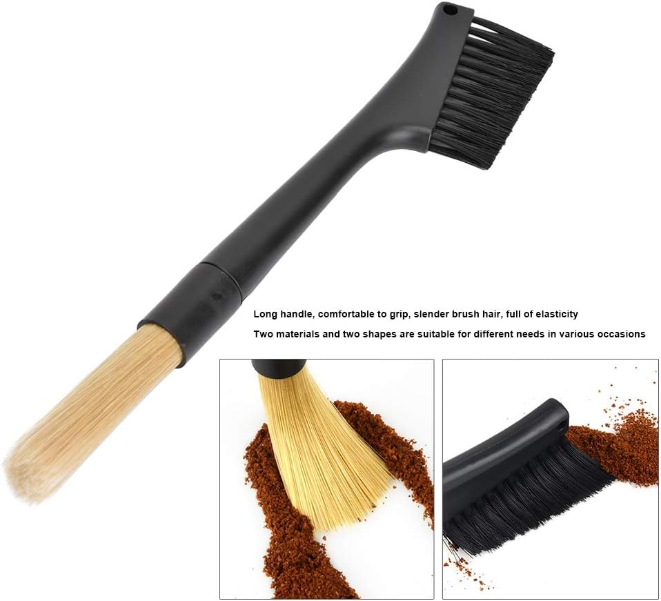 Coffee Grinder Brush, Removable Double Headed Dual Purpose Brush for Bar Tabletop Tool image number 3