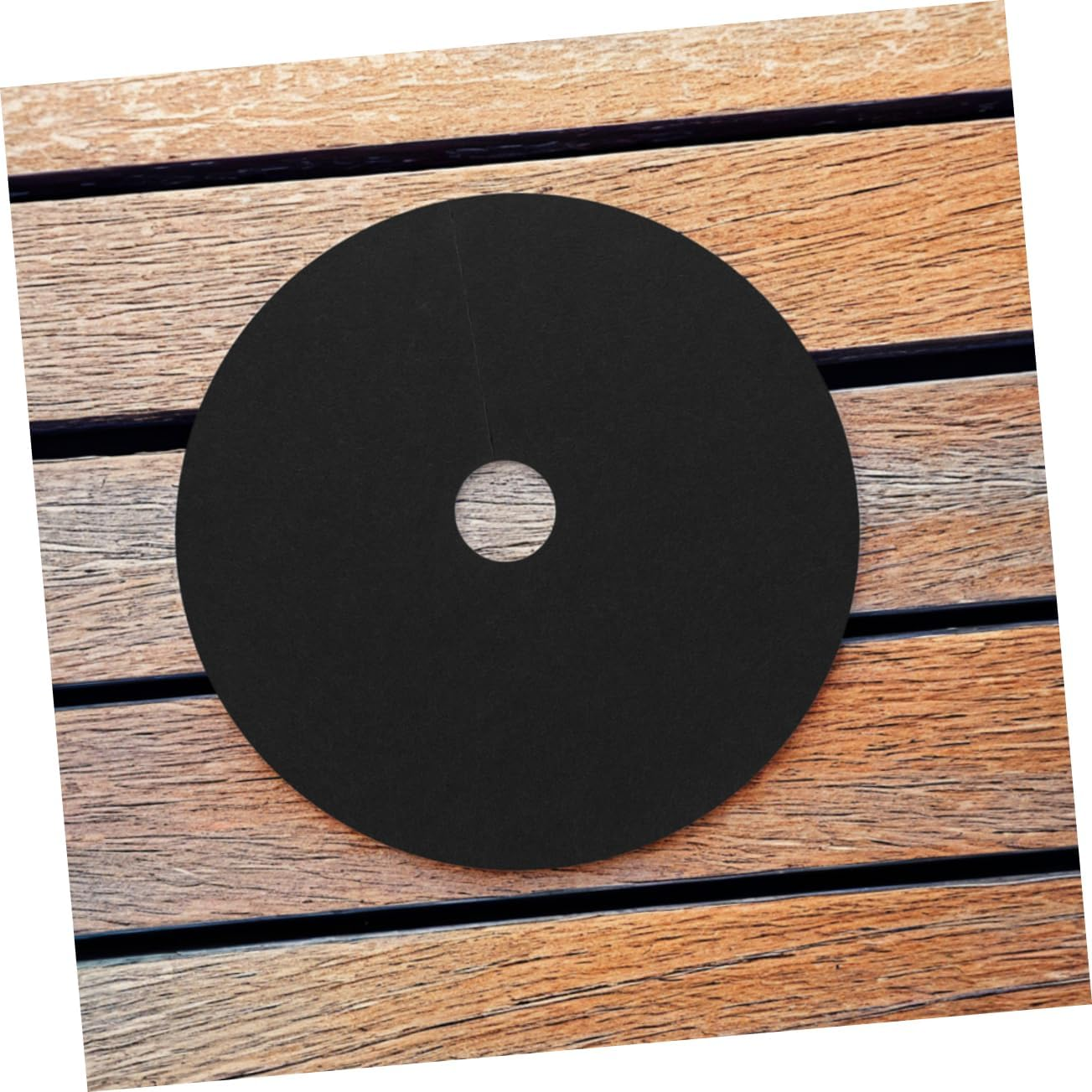 NULYLU 10Pcs Tree Ring Mulch Mats Greenery Plant Root Protection Mats Soil Covers Grasscloth Membrane for Outdoor Gardening image number 3