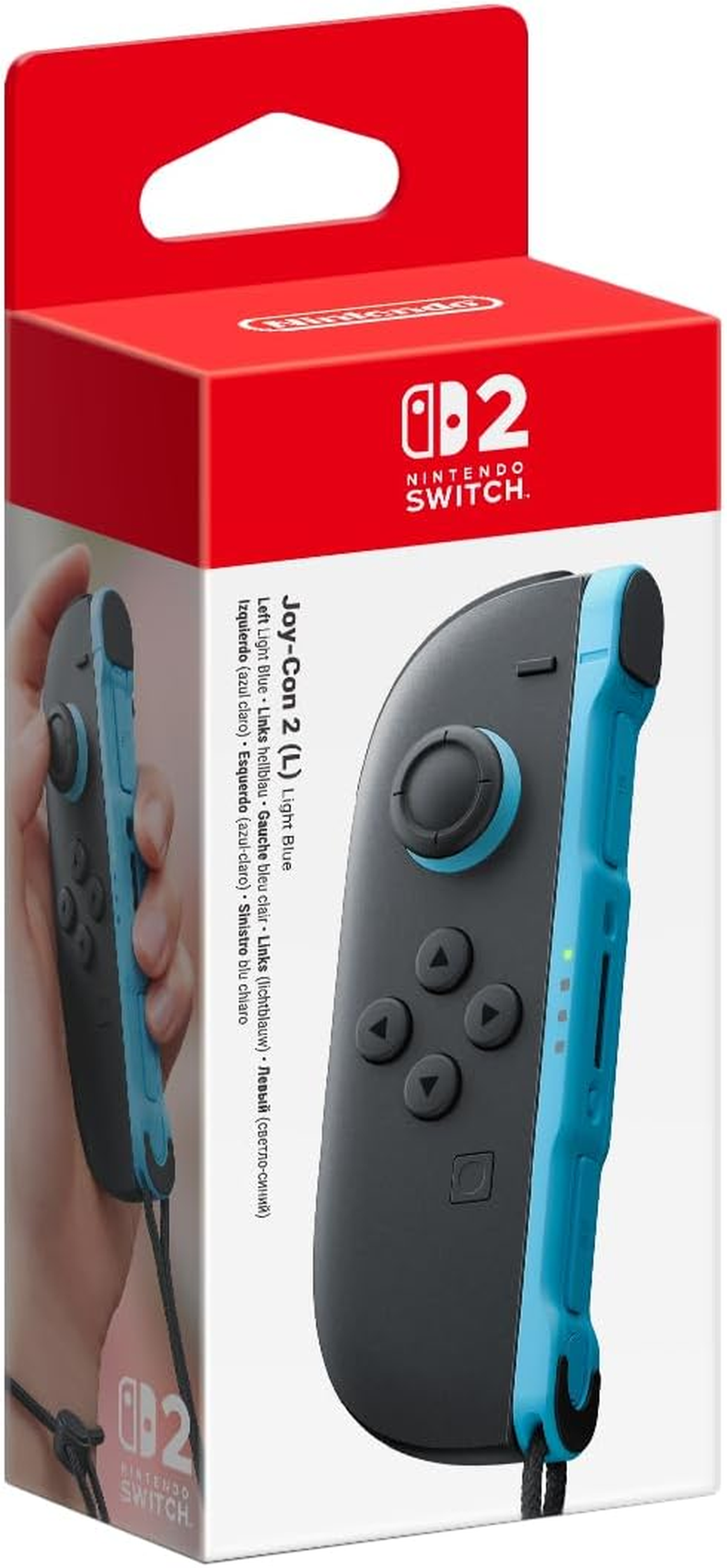 Nintendo Switch Joy-Con 2 Strap Pair - Light Blue & Light Red image number 5