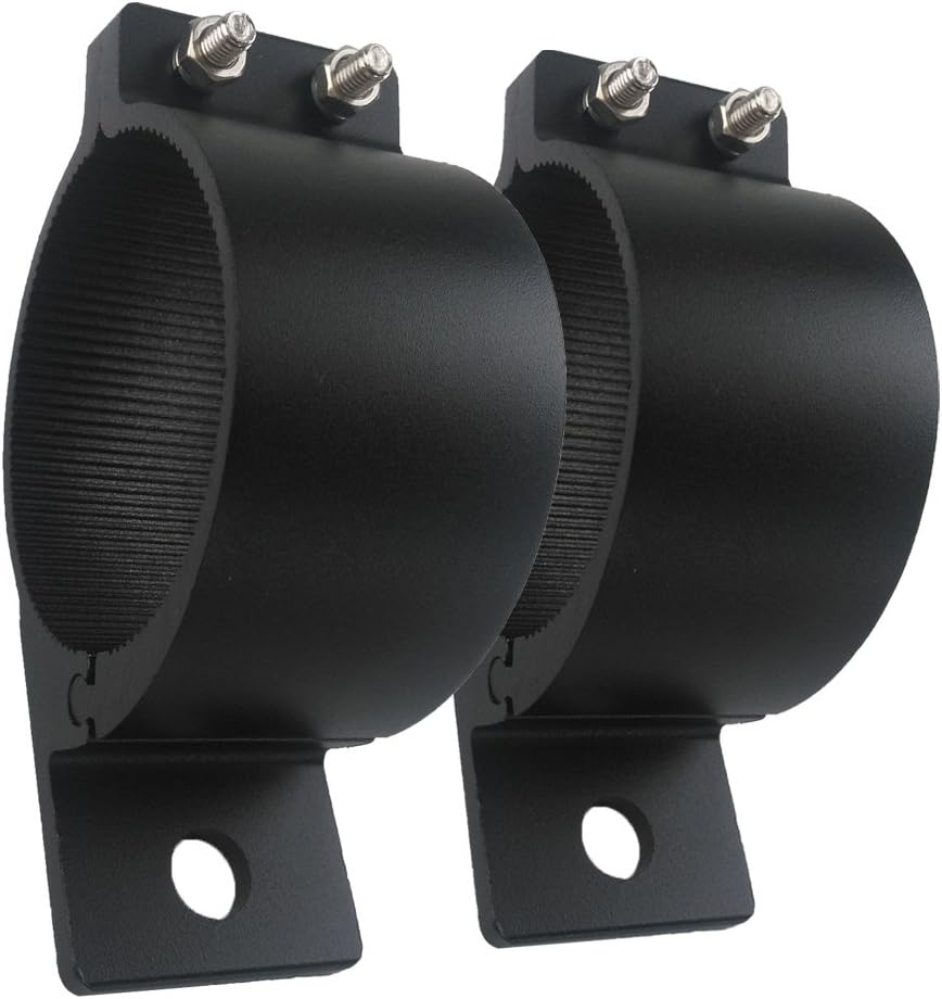 Audak 1 Pair 2.5 Inch Aluminum Mounting Bracket Tube Clamp for Bullbar Roof Rack Roll Cage (63.5-66Mm/2.5-2.6 Inch Adjustable) image number 6