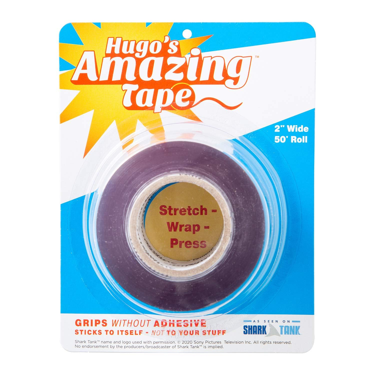 Hugo'S Amazing Tape - 50 Ft Roll X 2" Wide Reusable Double Sided Non-Stick Adhesive image number 2