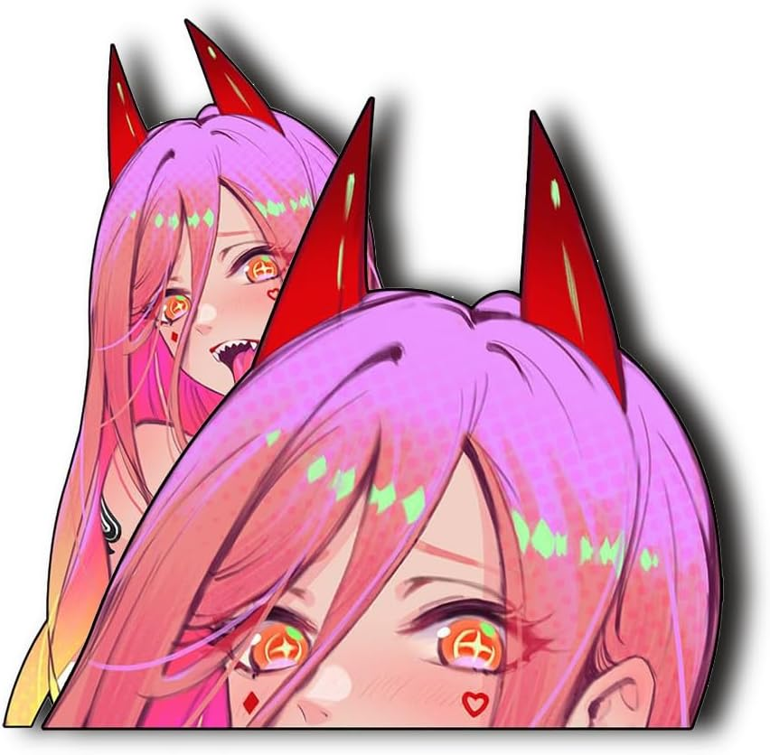 5.1 Inch Anime Car Bumper Decal Cartoon DIY Decoration Window Trunk Motorcycle Laptop Fuel Tank Cap Luggage Waterproof Stickers