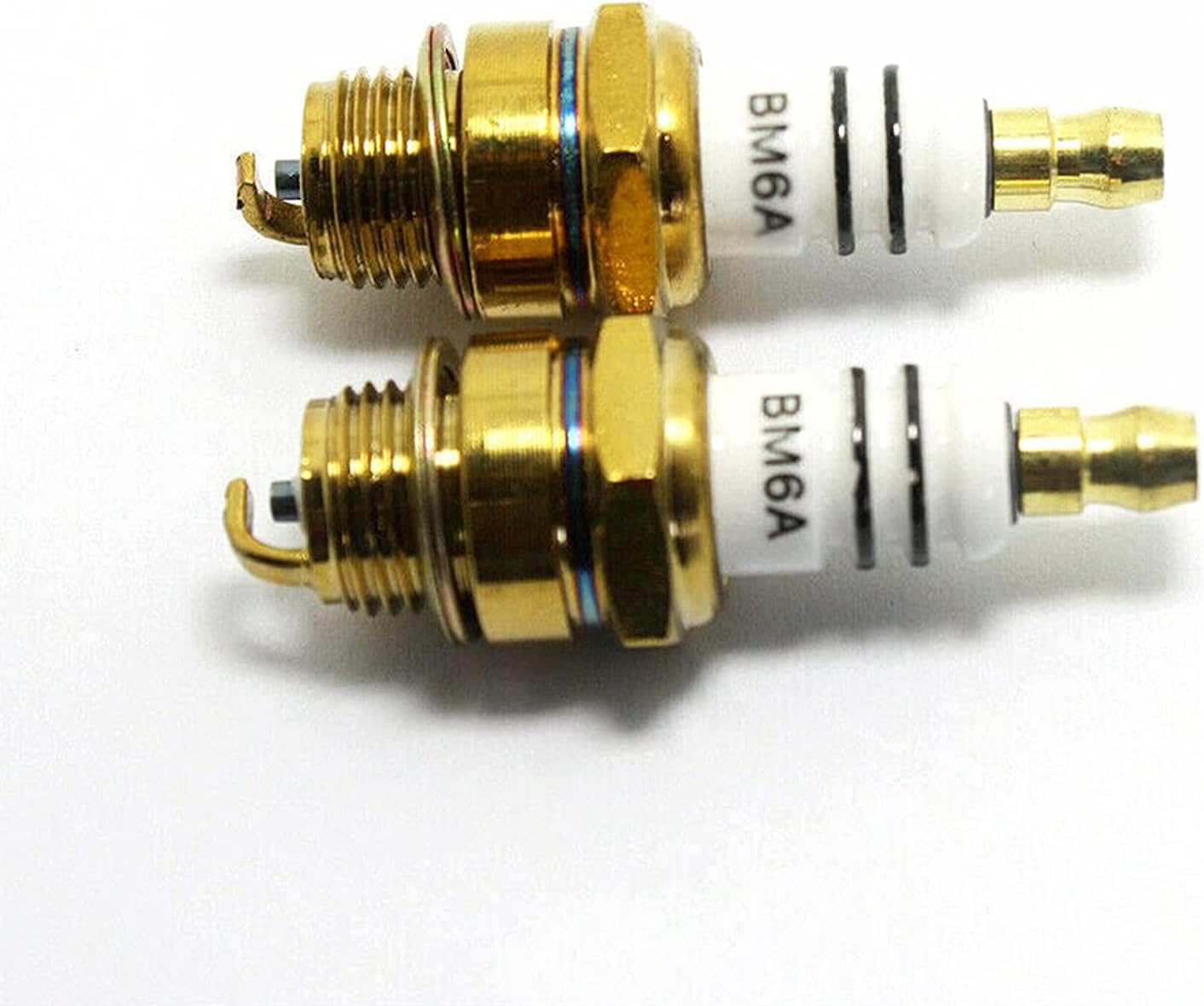 Acbbmns 12Pcs BM6A Spark Plugs for M7 L7T CJ8 1560 Standard Plug Replace image number 4