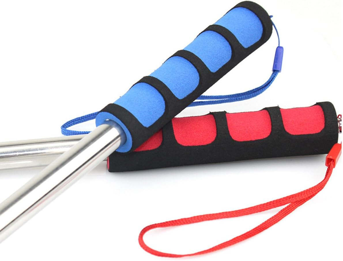 Flagpole Hardware (8.2 Feet) Durable 2.5M Stainless Steel Telescopic Flagpole