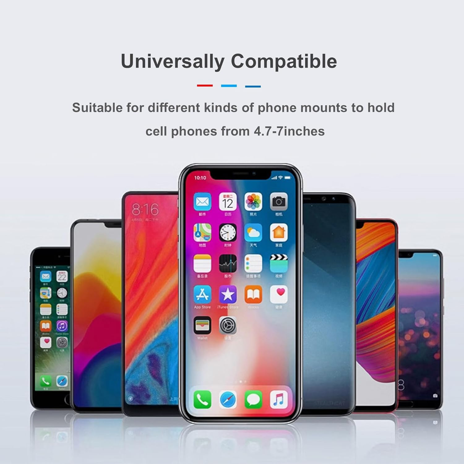 Car Phone Holder Compatible with Ford Ranger 2022 2023 2024, Navigation Bracket Screen Fixed Base, Screen Mount Mobile Phone Holder, Cell Phone Car Mount Phone Stabilizer, 360 Degree Rotation