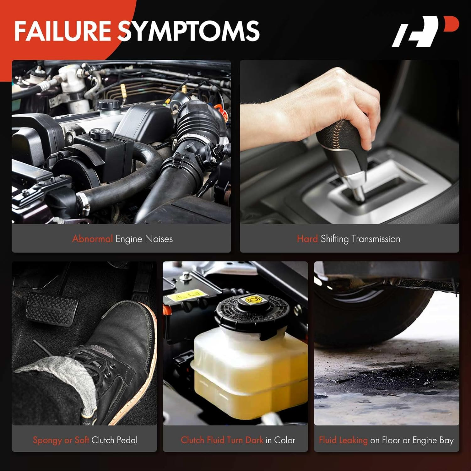 A-Premium Clutch Master Cylinder Replacement for MG MGB 1968-1980, with Reservoir, without Sensor image number 6