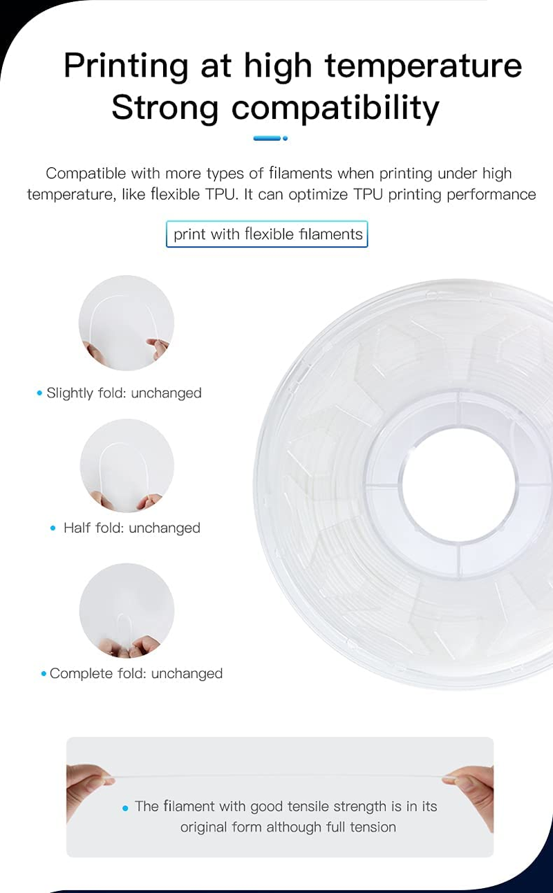 Official Creality Ender 3 Direct Drive Upgrade Kit, Ender 3 V2 Upgrades for Ender 3, Ender 3 Pro, Ender-3S 3D Printer with Stepper Motor Hotend Kit 1.75Mm Extruder Fan and Cables Support TPU Filament image number 5