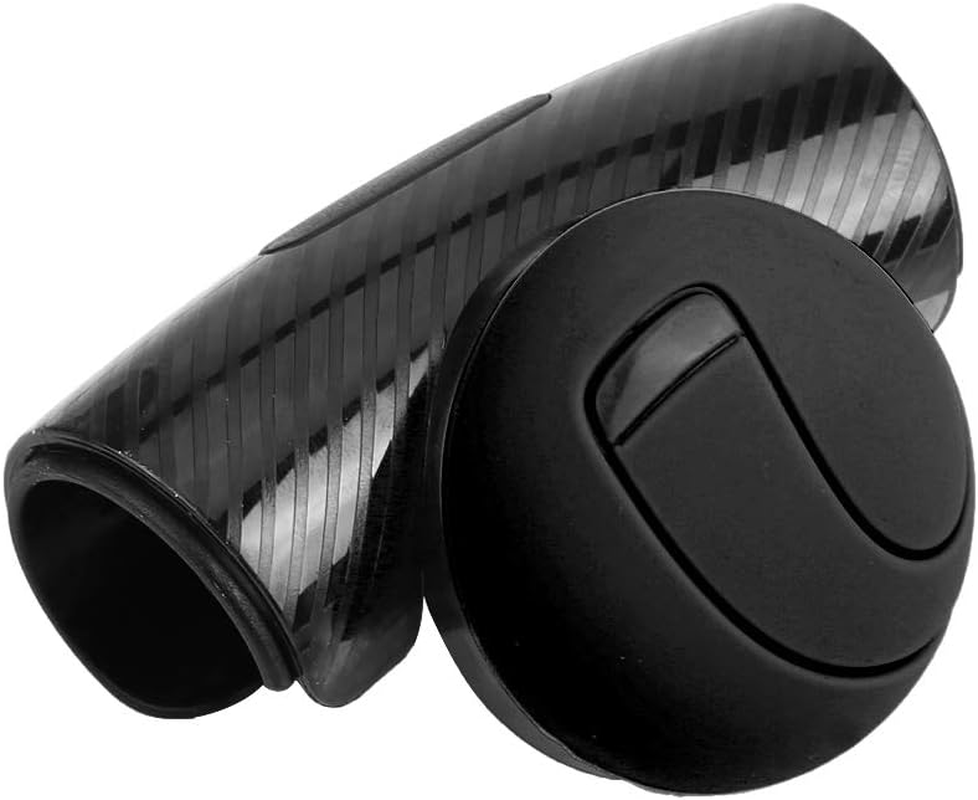 Steering Wheel Knob, Steering Wheel Ball, Knob,Universal Car Spinner Power Handle Ball Booster, Car Interior (Black) - Black image number 2