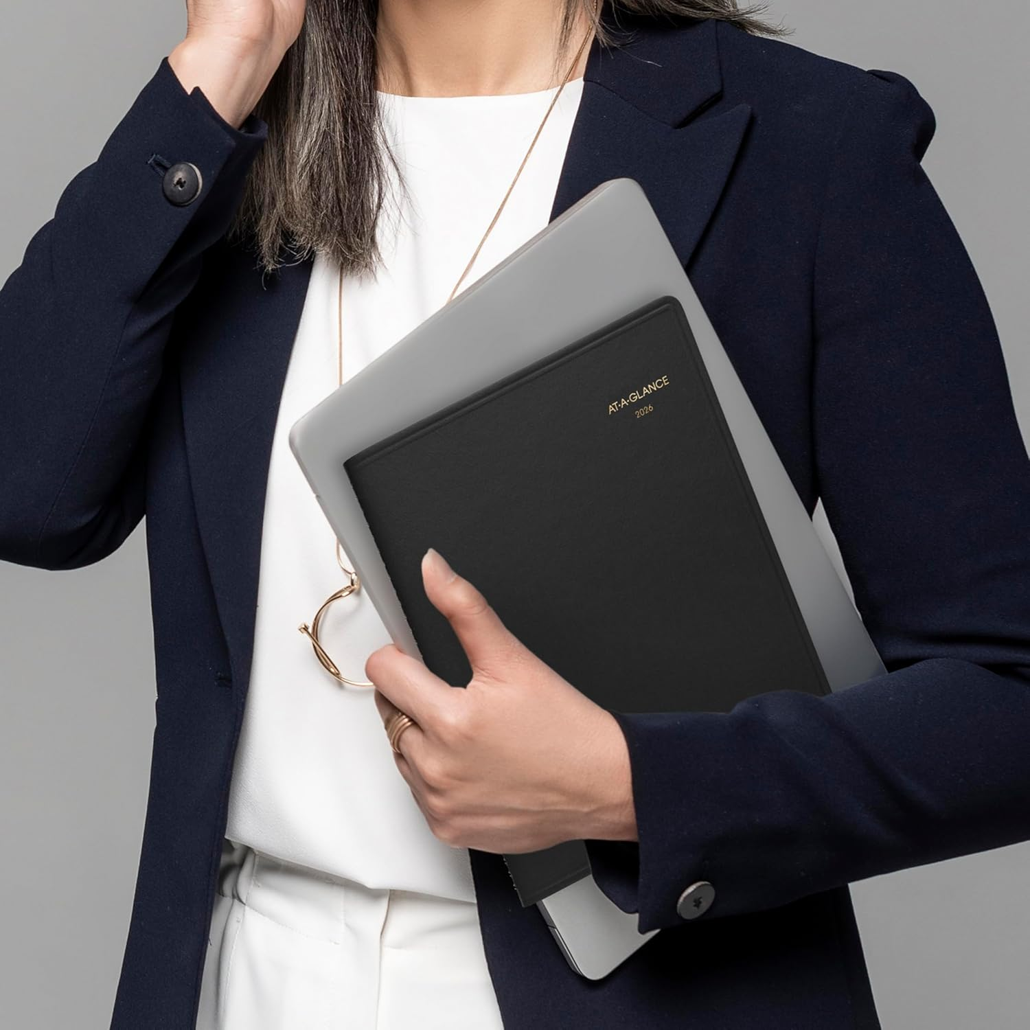 AT-A-GLANCE 2026 Planner, Monthly, 15-Month, 9" X 11", Large, Black (702600526) image number 2