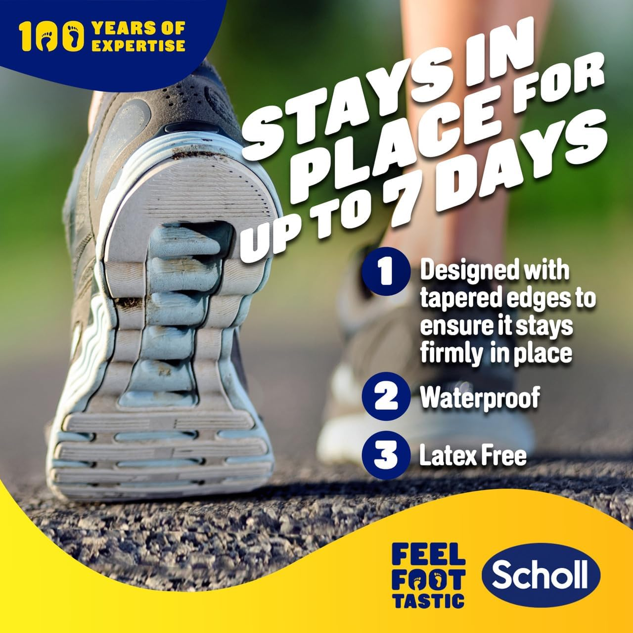 Scholl Mixed Blister Plasters Cushioned Protection for Blisters and Friction & Fast Relief, Pack of 5