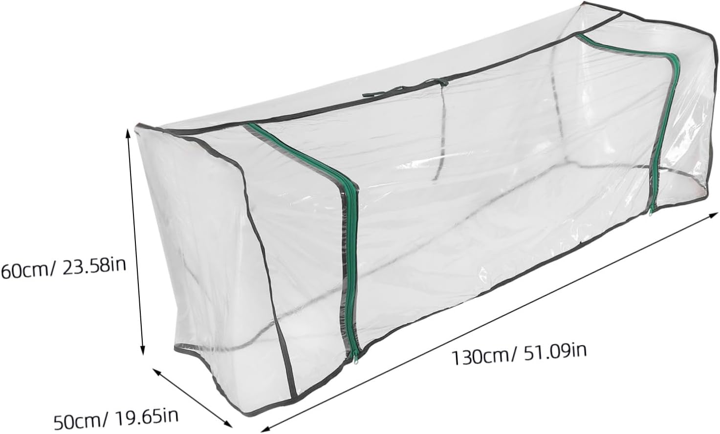 Garden Cloche Raised Bed Greenhouse Plant Protectors Weatherproof Cover Easy to Use Tent image number 4