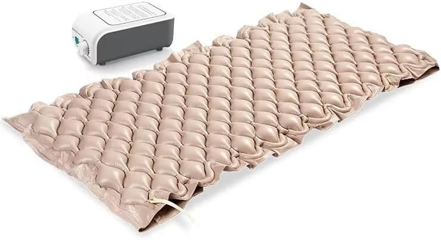 FOCLOVER Air Pressure anti Bedsore Mattress - Inflatable Mattress Set with Motorised Compressor & End Flaps for Relief of Bedsores and Improved Sleep Quality image number 3