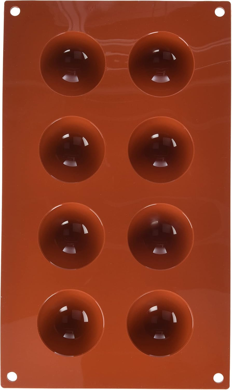 Silikomart Mould Half-Sphere, Orange, 30Mm image number 1