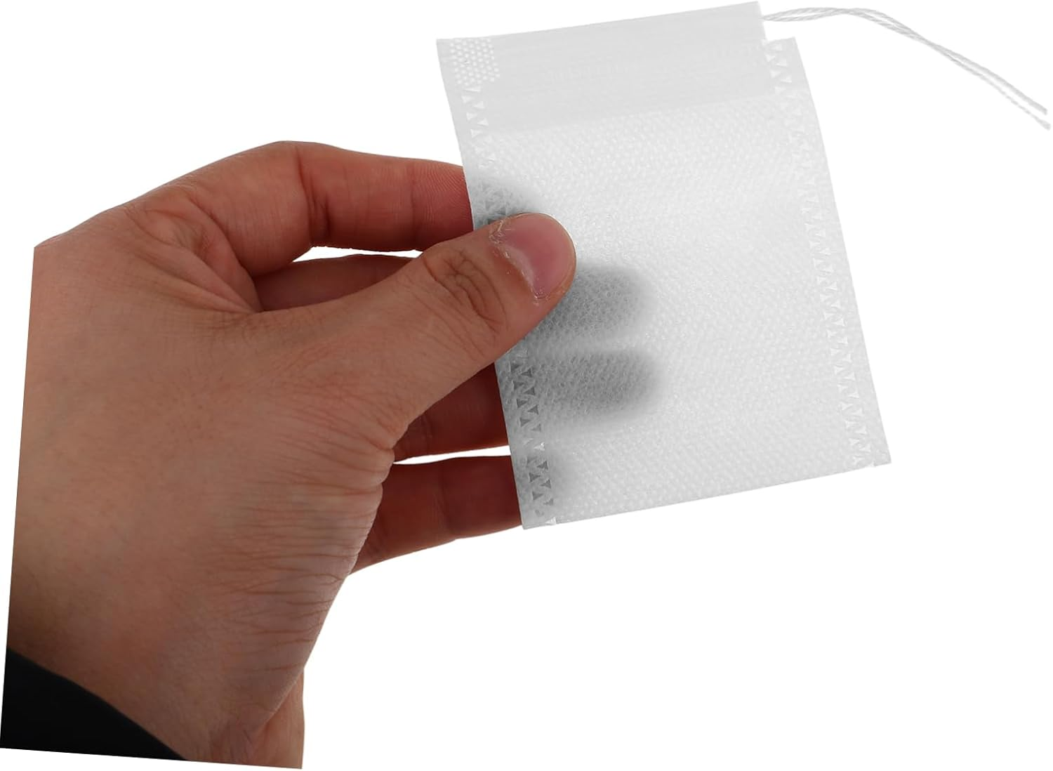 Minkissy 100Pcs Loose Tea Filter Bags Green Tea Sachets Drawstring Paper Filters image number 2