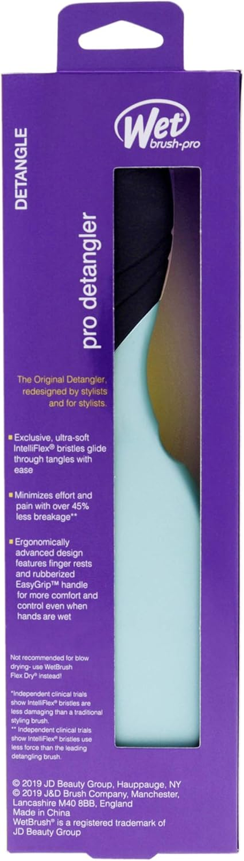 The Wet Brush Pro Shine Purist Blue Detangler, 1 Count image number 1