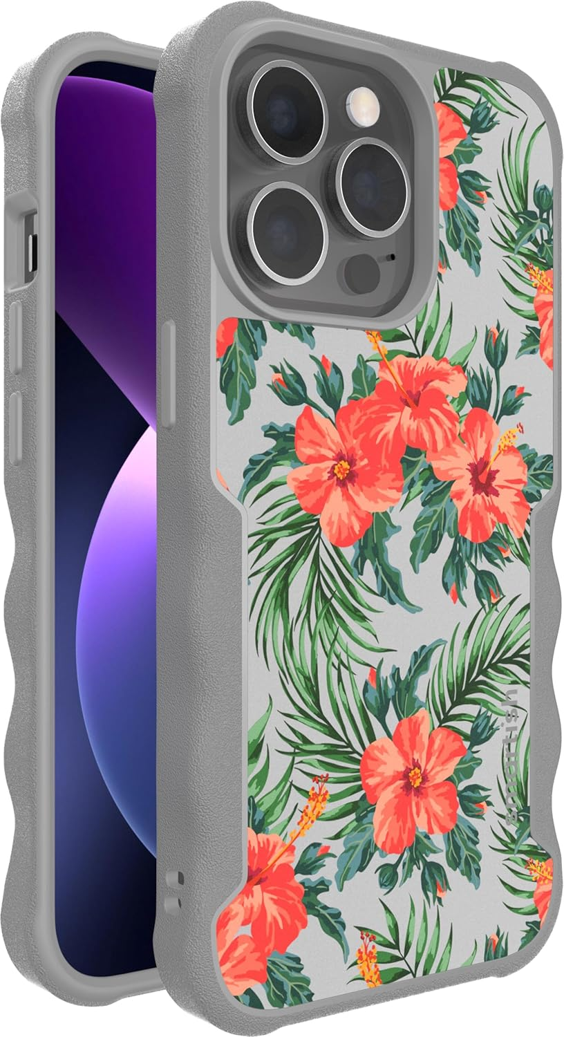 Smartish Iphone 13 Pro Protective Magnetic Case - Gripzilla Compatible with Magsafe [Rugged + Tough] Heavy Duty Grip Armored Cover W/Drop Tested Protection for Apple Iphone 13 Pro - Gray Area