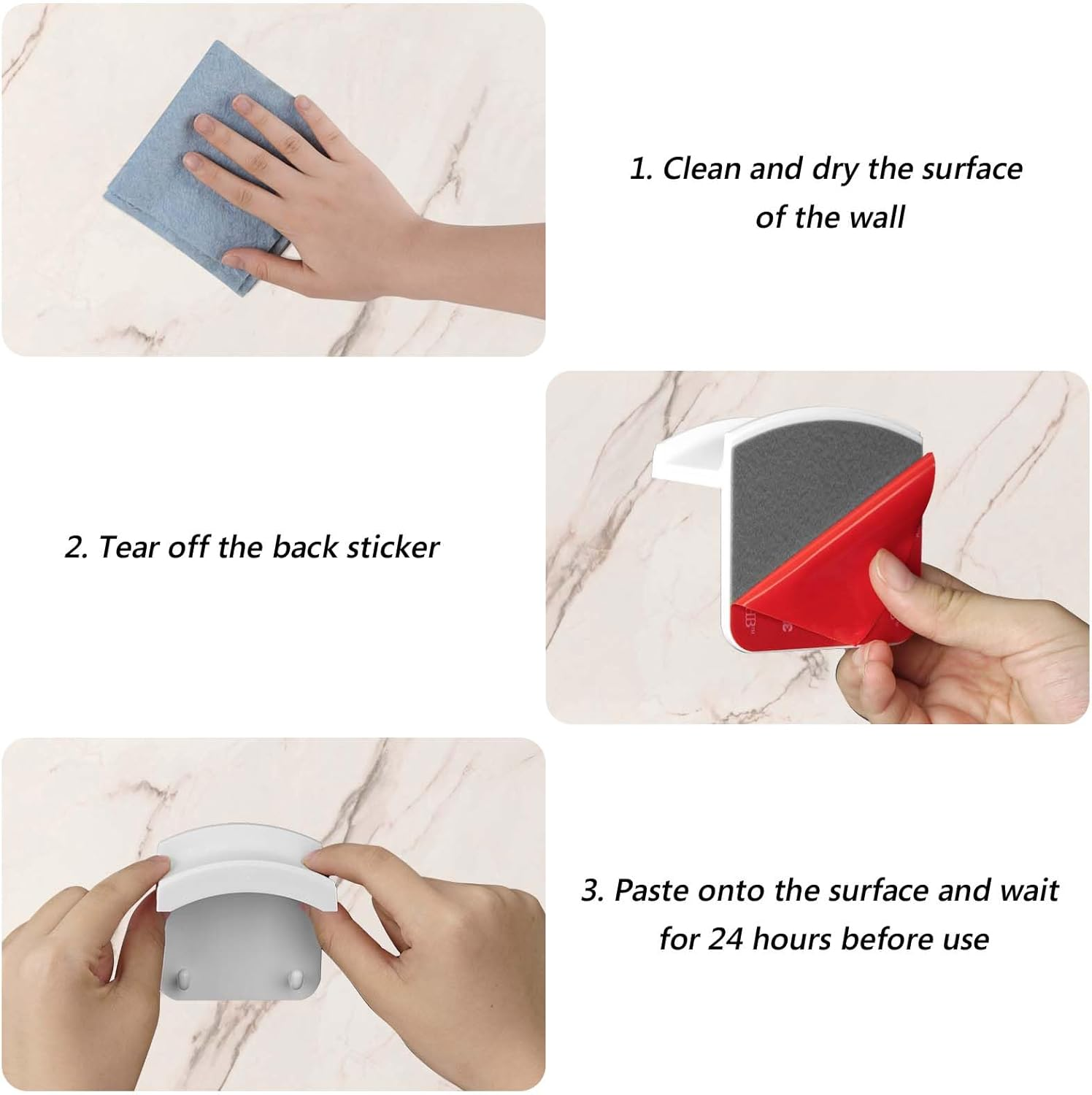 Geekria Gaming Headset Headphone Hook Holder, Headphone Wall Mount Headset Holder, Headsets Hanger Compatible with Bose, Sony, ATH, AKG, JBL, Beats (White)