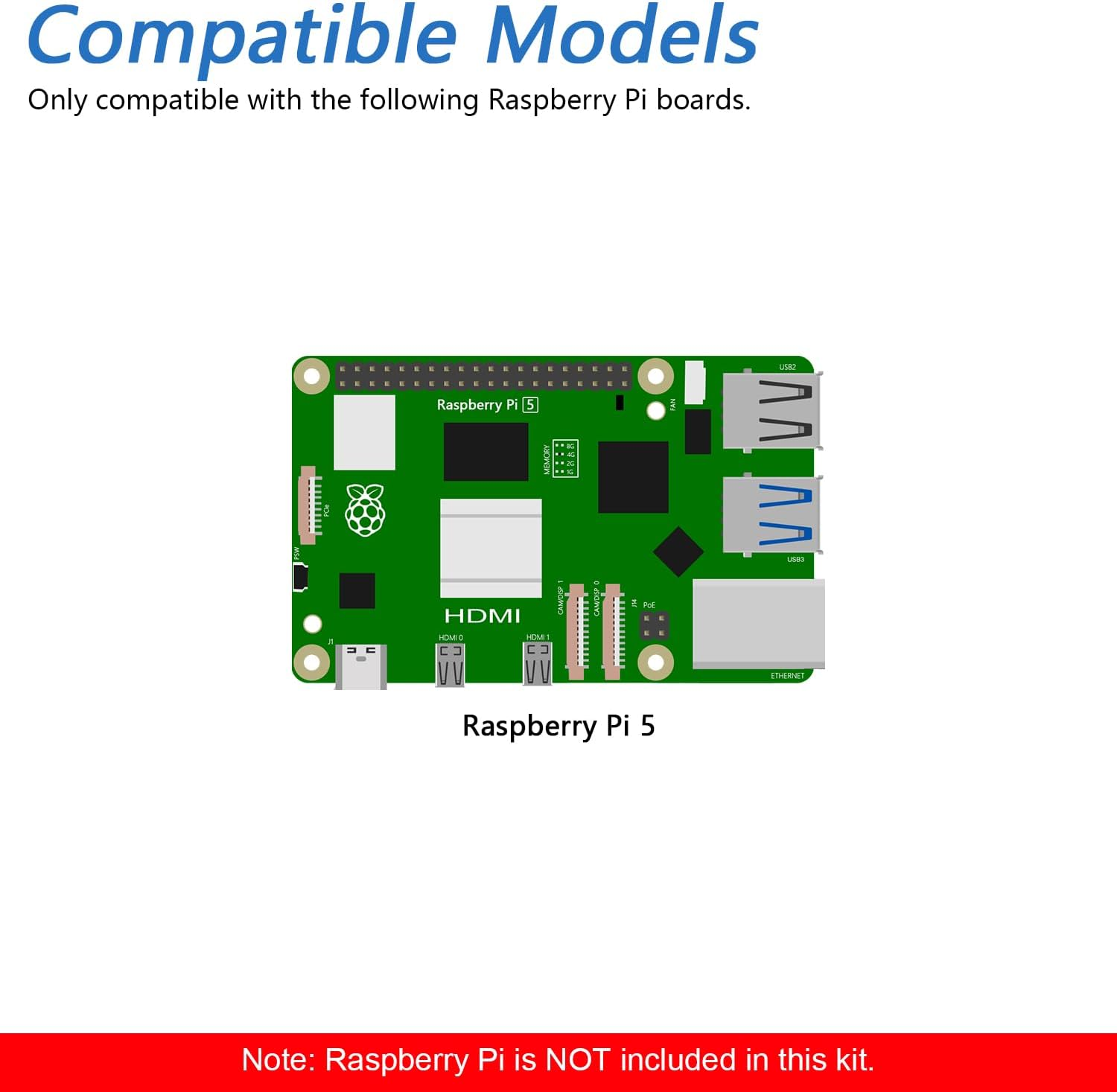 Freenove M.2 Nvme Adapter for Raspberry Pi 5 (With 256GB SSD), M.2 HAT Add-On Board, Solid State Drive, Pcie 2.0/3.0, Tested Speed 800 Mb/S image number 5