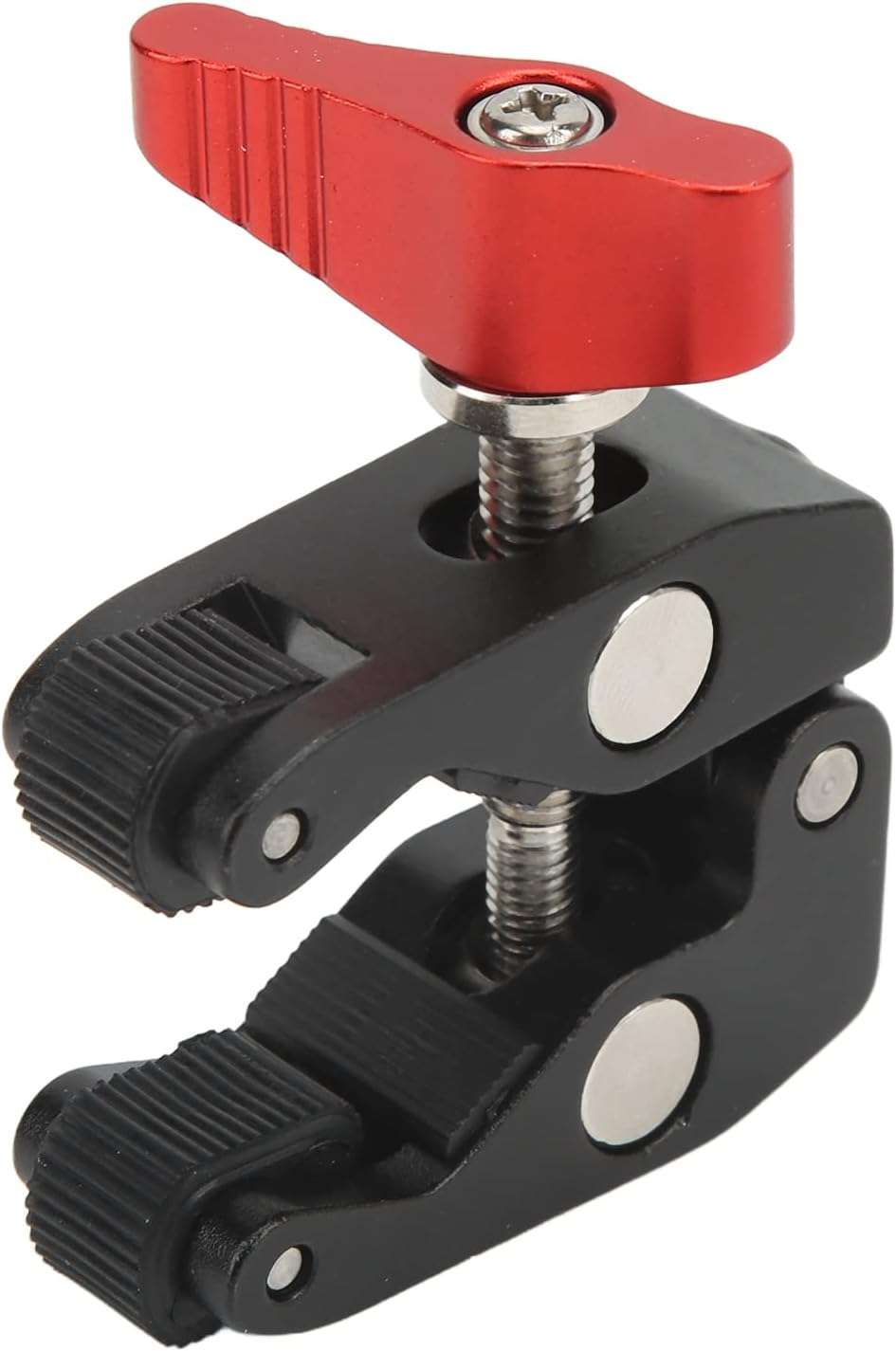 Super Clamp Camera Clamp, Arm Super Camera Clamp Mount with 1/4 Inch 3/8 Inch Thread, Small Camera Crab Pliers Clip, for Monitor, LED Video Light, Flash image number 6