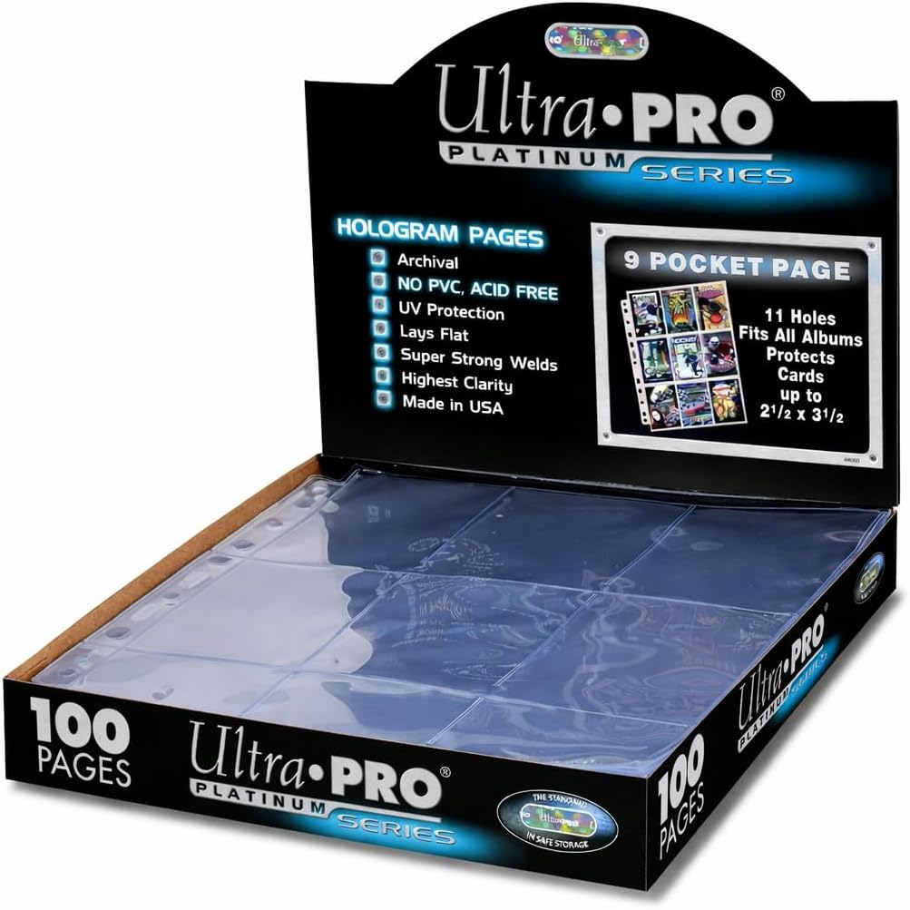 Ultra PRO 9-Pocket Trading Card Pages - Platinum Series image number 3