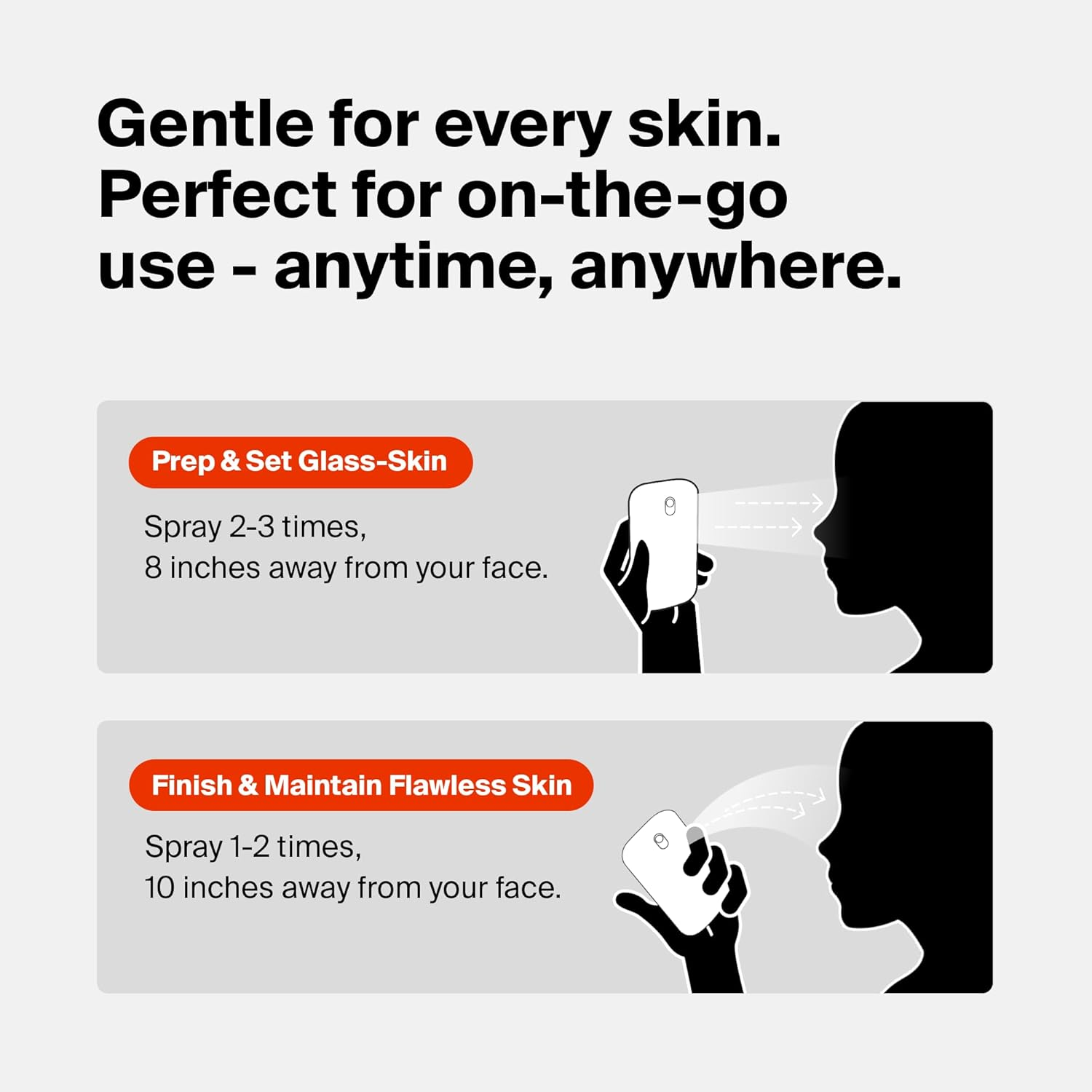 PURCELL 24/7 Colostrum Ampoule Mist - Glass Skin with Long Hydration, Poreless Smooth Skin, before & after Makeup, Hyaluronic Acid and Vitamin, for All Skin Types, 1.85 Fl Oz image number 6