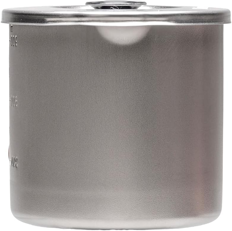 EVERNEW Titanium Lightweight Pasta Camping Pot with Strainer Lid, 1000, Medium image number 3